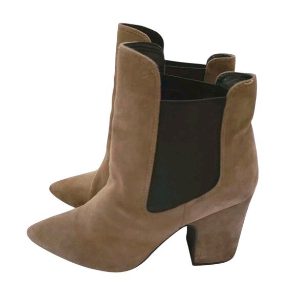 Kristin Cavallari x Chinese Laundry Suede Starlight Green Bootie Women's 8.5 - Picture 5 of 8